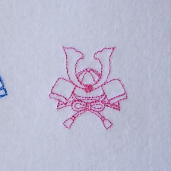 ワンコイン・デザインPack227（端午の節句 かぶとB (線画)）2