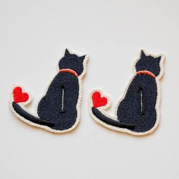 ワンコイン・デザインPack257（ボタンフックA ねこちゃん）6種類