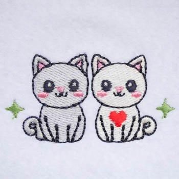 ワンコイン・デザインPack267（猫ちゃん並べてかわいいミニ