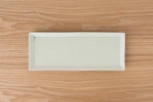 SQUARE | 長角皿 黒鉄砂 - 有田焼・波佐見焼の通販|シンプルで SQUARE | 長角皿 黒鉄砂 - 有田焼・波佐見焼の通販|シンプルで