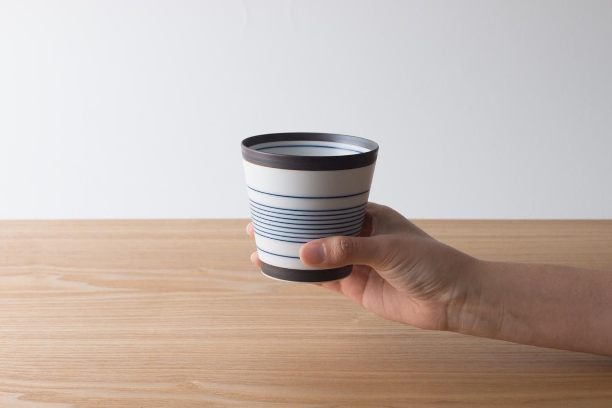 ARITA PORCELAIN LAB 陶器カップ2個 JAPAN CHERRY / JAPAN TEA 多用鉢 ヤエ・パールグリーン 2個