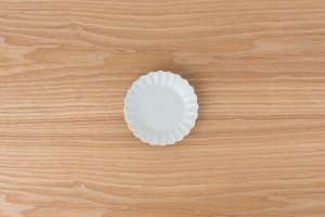 古白磁 | 菊型小皿
