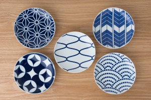 KOMON | 豆皿 | 5枚セット 季節紋 - シンプルでモダンな器 KIHARA online store｜有田焼・波佐見焼 通販