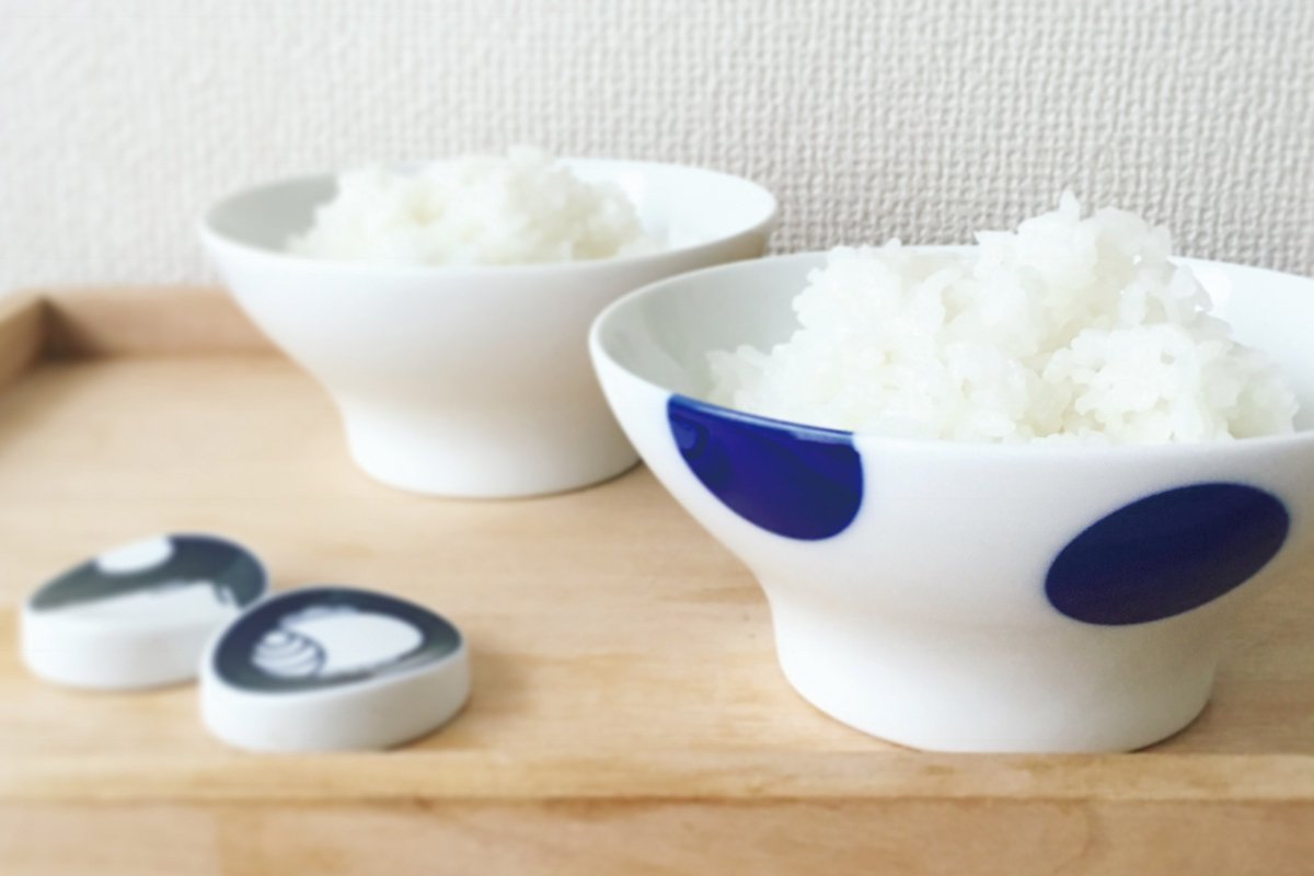 お話し中です。水玉模様【飯碗15個】【湯飲み20個】