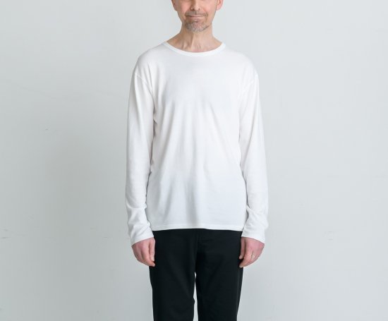 EIJI T-SHIRTS CREW NECK L/S エイジ長袖Tシャツ クルーネック ロンT