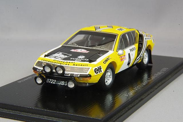 スパーク 1/43 アルピーヌ A310 1976 モンテカルロ ラリー #4 スパーク 1/43 アルピーヌ A310 1976 モンテカルロ ラリー #4