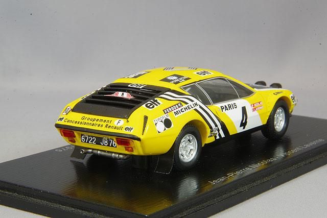 スパーク 1/43 アルピーヌ A310 1976 モンテカルロ ラリー #4