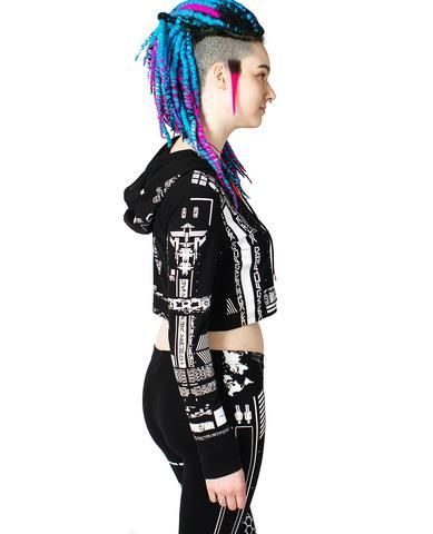 CYBERDOG : NEO FUTURE CROP L/S - サイバーファッション CYBERDOG : NEO FUTURE CROP L/S - サイバーファッション