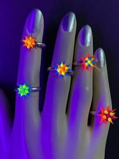 NBSpiky Flower Ring