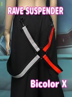 <img class='new_mark_img1' src='https://img.shop-pro.jp/img/new/icons10.gif' style='border:none;display:inline;margin:0px;padding:0px;width:auto;' />h : RAVE SUSPENDER Bicolor_X