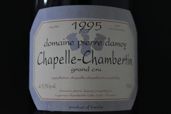 ピエール ダモワ シャンベルタン 1995年 ピエール・ダモワ シャペル・シャンベルタン1995 ～ トリプル