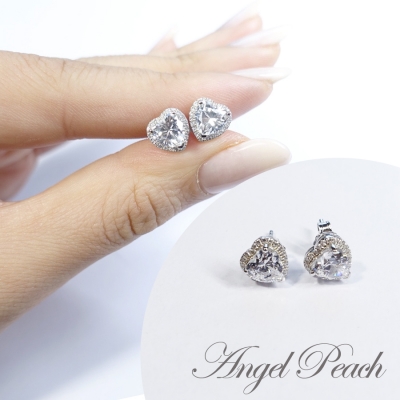 ハートシリーズ- 人工ダイヤモンド専門店 Angel peach ハートシリーズ- 人工ダイヤモンド専門店 Angel peach