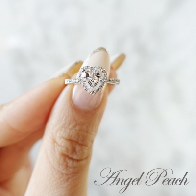 入園入学祝い ハートシリーズ- 人工ダイヤモンド専門店 Angel peach アクセサリー