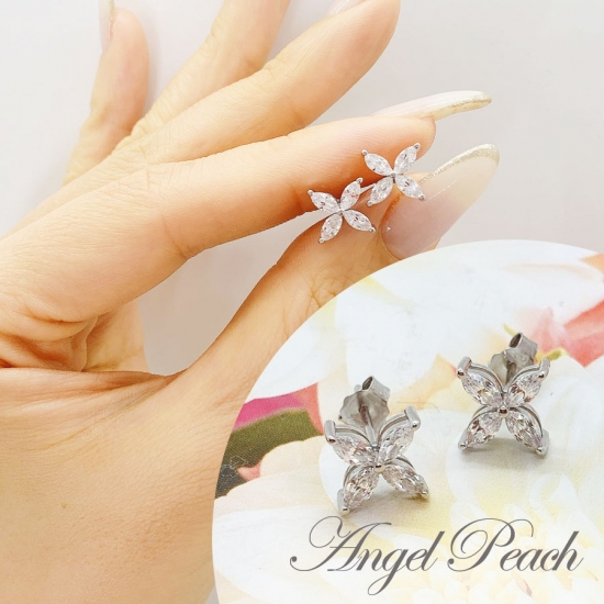 ピアス - 人工ダイヤモンド専門店 Angel peach