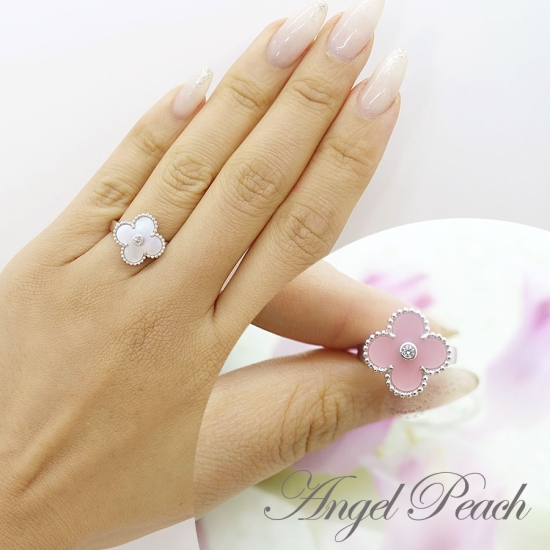 moontreeplanet マザーオブパール　リング３個セット Moon Orbit |結婚指輪(マリッジリング)