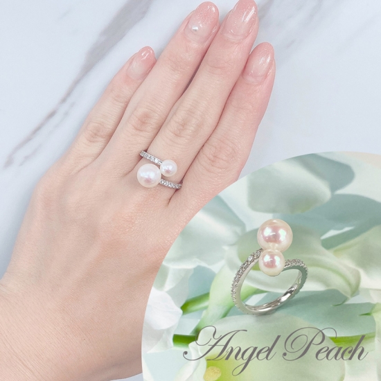パールライン - 人工ダイヤモンド専門店 Angel peach