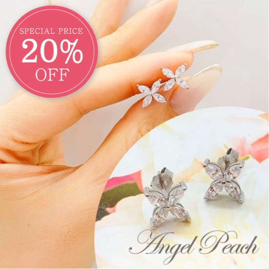 ピアス - 人工ダイヤモンド専門店 Angel peach