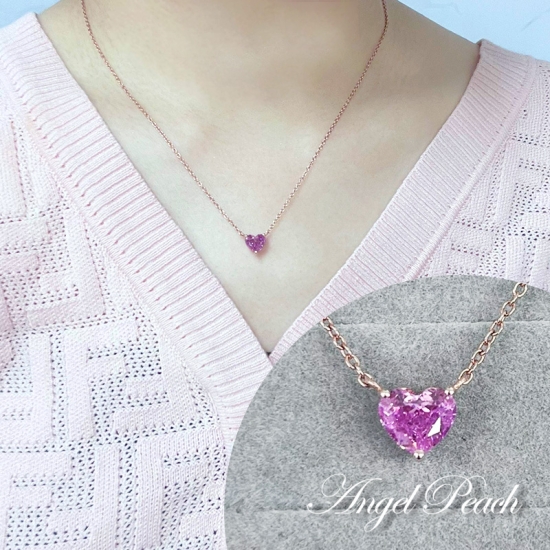 ハートシリーズ- 人工ダイヤモンド専門店 Angel peach ハートシリーズ- 人工ダイヤモンド専門店 Angel peach
