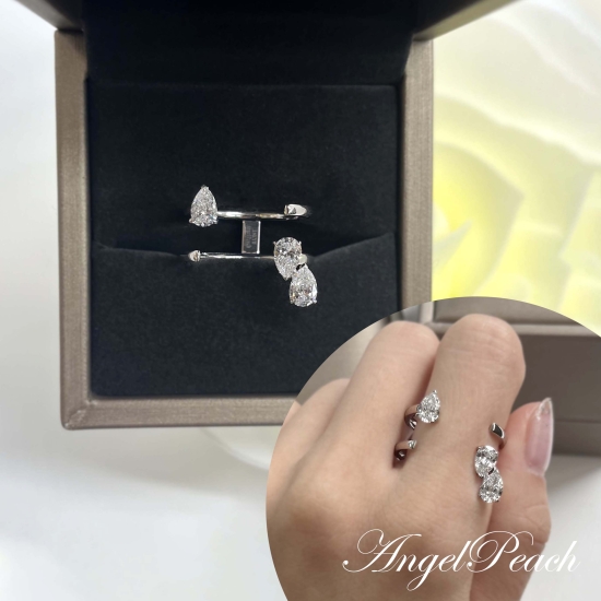 18K - 人工ダイヤモンド専門店 Angel peach