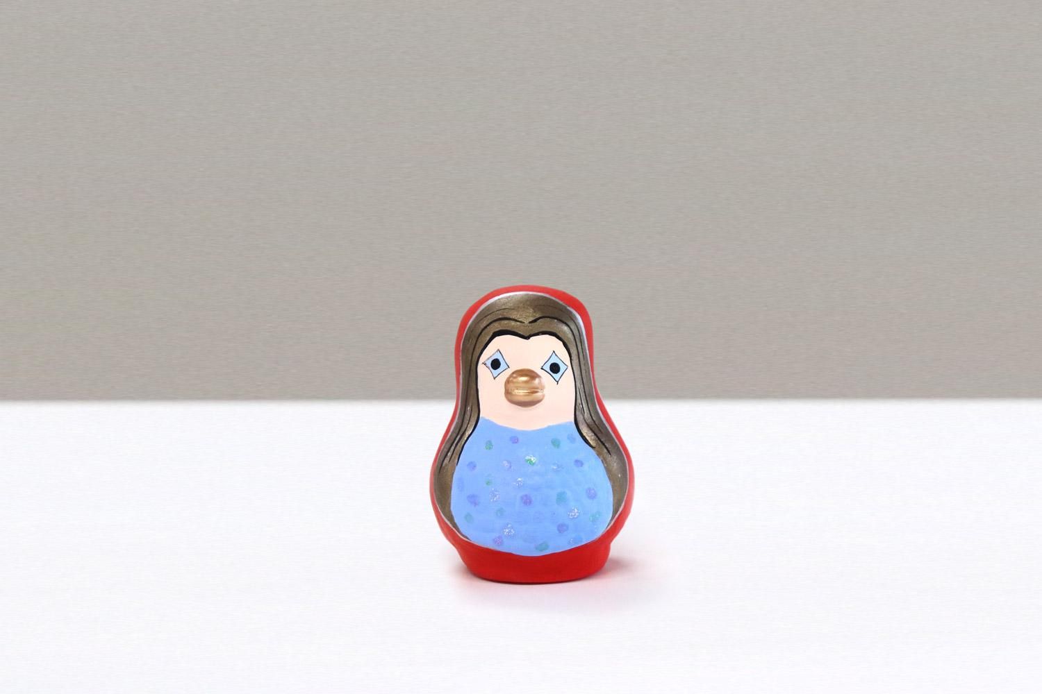 【週末限定お値下げ】うえのえみ ちび人形 だるま お願いマスコット だるま 黒 IPM-67-Z | ぬいぐるみ | 【公式】 人形の