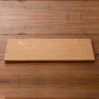 樺の木の角皿(小) 溝あり