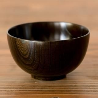 ろくろ挽きの欅の汁椀