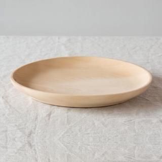 朝食の時間を愉しむ木のプレート 栃 24cm(みんなのどうぐ #01)