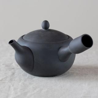 急須 黒 焼き締め