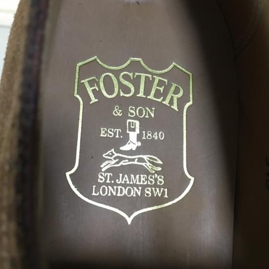 未使用品“ Foster&son(フォスターアンドサン)Semi Brogue 未使用品“ Foster&son(フォスターアンドサン)Semi Brogue
