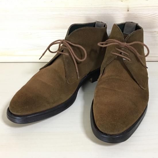 “中古品” CHEANEY（チーニー）× TOMORROWLAND別注 Suede Chukka Boots（スエード チャッカ  ブーツ）UK6.5程度 - Chett