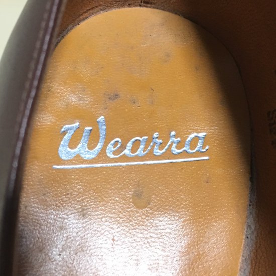 試着程度品/希少品” Wearra Shoe Utip Derby Shoes（Uチップ ダービー