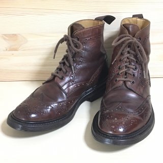 “中古品” Tricker's（トリッカーズ）×Paul Smith（ポールスミス）Country Boots（カントリーブーツ）M6178 UK6 