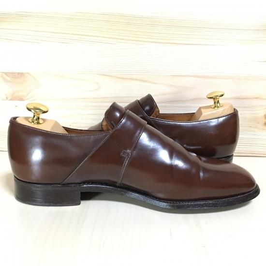 【美品】church's チャーチ シングルモンクストラップシューズ　75F 美品】church's チャーチ シングルモンクストラップシューズ 75F