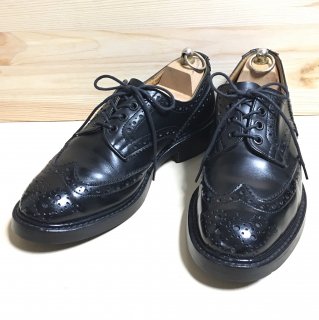 “美品” Tricker's（トリッカーズ）Country Shoes（カントリー シューズ）Bourton （バートン）UK7.5 M5633