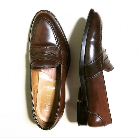 【MOTO】CORDOVAN COIN LOAFER size 2