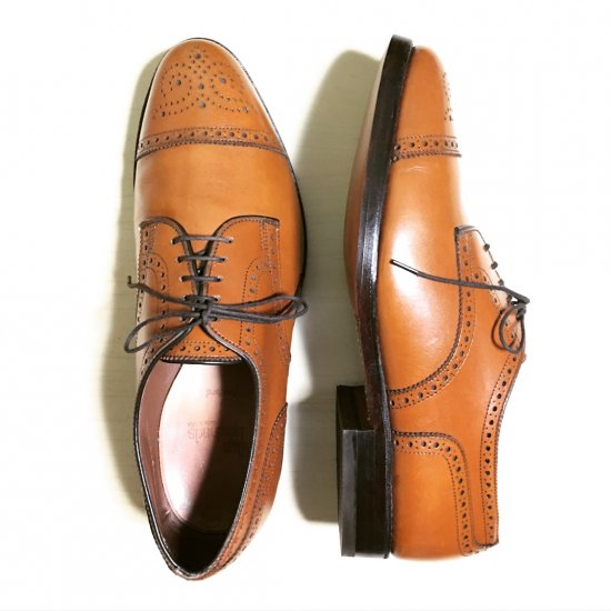 極美品” Allen Edmonds（アレンエドモンズ）Semi Brogue Derby Shoes ...