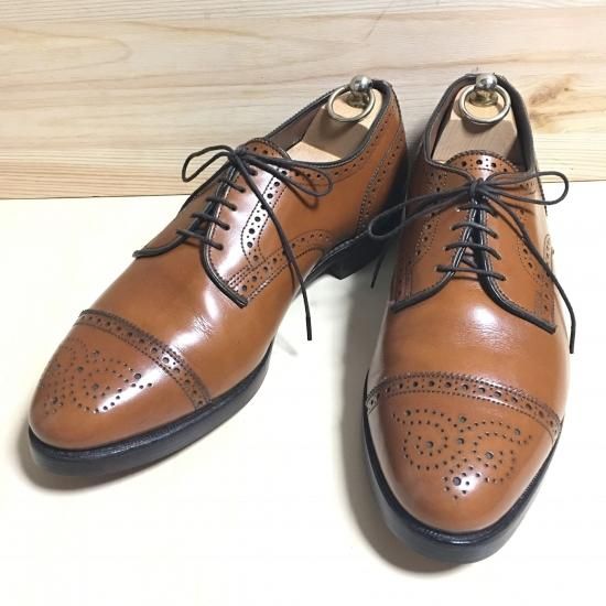 Allen Edmondsアレンエドモンズダービーセミブローグ茶10.5D Allen Edmondsアレンエドモンズダービーセミブローグ茶10.5D