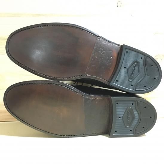 貴重【訳あり】FLORSHEIM コードバン CAT'S PAW US9D 2万円台のコードバン革靴 90年代アメリカ製フローシャイムが