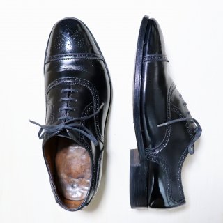 /ʡ Ducker&SonʥåɥSemi Brogue Shoesʥߥ֥ 塼UK8 EX ֥å GRENSON