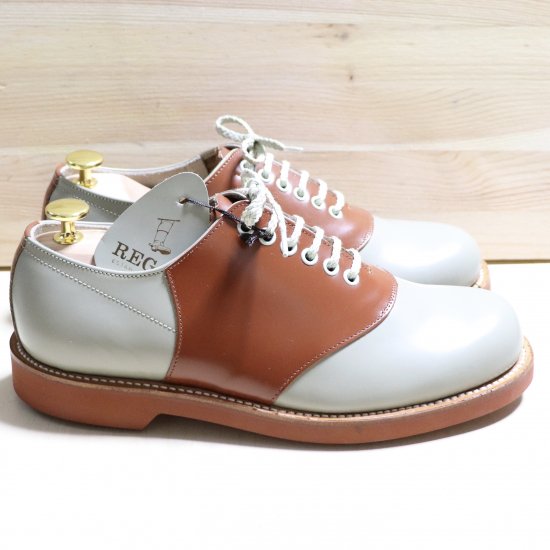 “未使用品“ REGAL（リーガル）Saddle shoes（サドル シューズ） 25.0cm EE ブラウン 2051 定価￥27,000