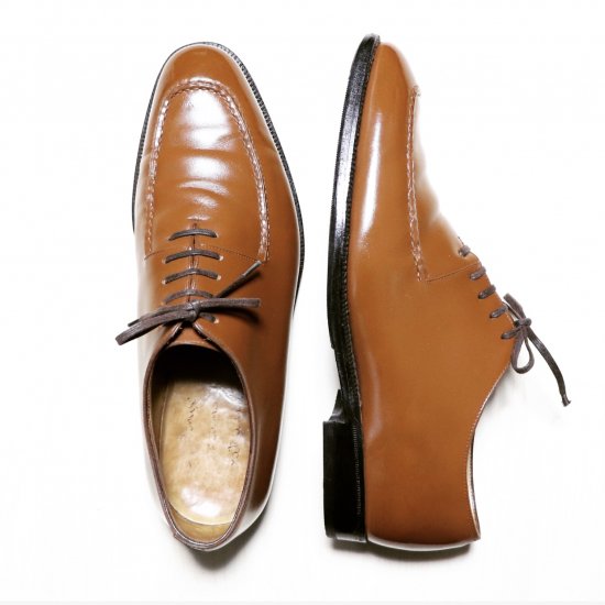 美品” Enzo Bonafe（エンツォボナフェ）× BEAMS別注 Utip Shoes（Uチップ シューズ） 40.5 ライトブラウン -  Chett