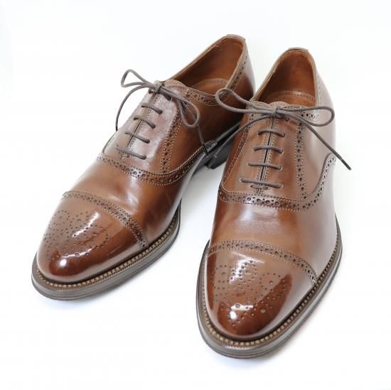 美品” Franceschetti（フランチェスケッティ）Semi Brogue Shoes ...