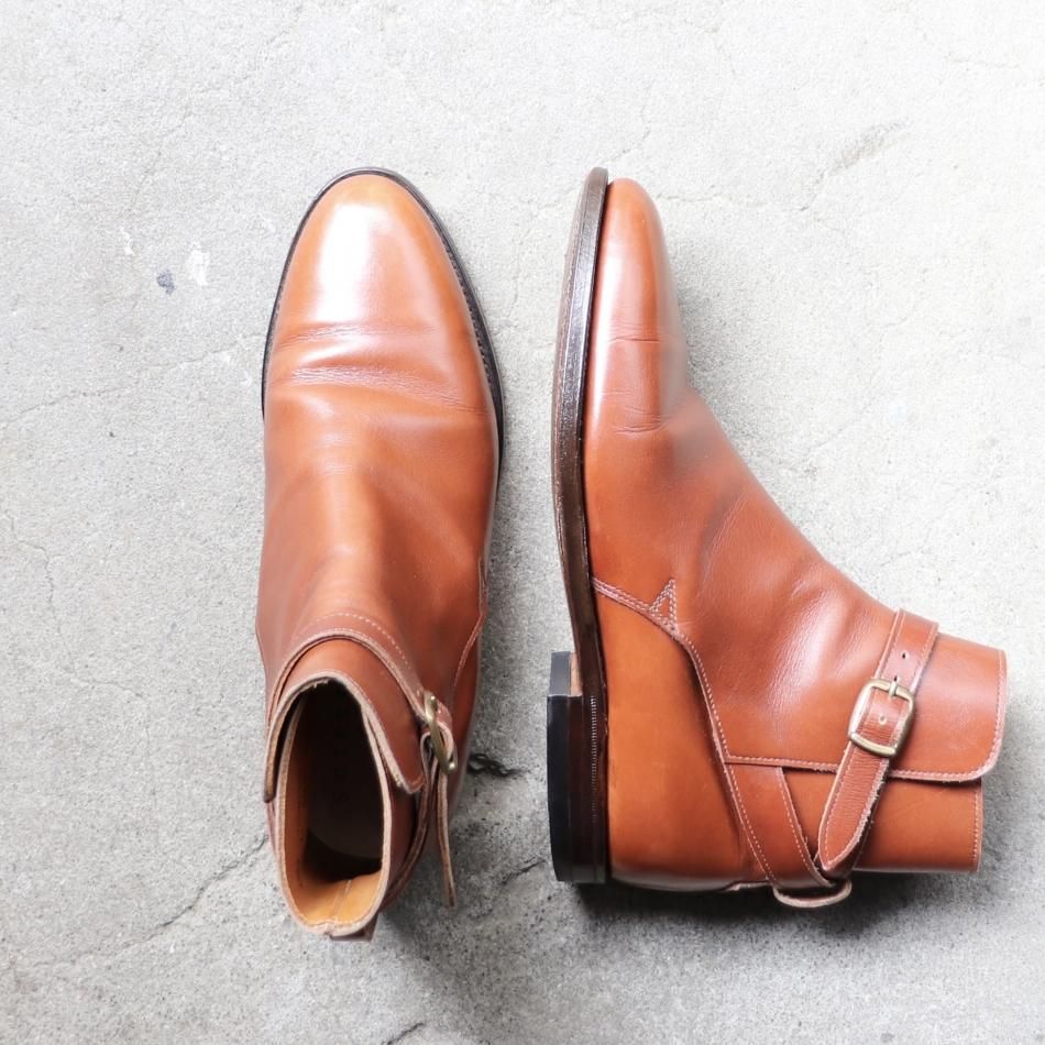 レディース 美品 希少品 Shipton Heneage シップトン ヘネッジ Jodhpur Boots ジョッパーブーツ Uk5 5 C Crockett Jones製 ライトブラウン Chett