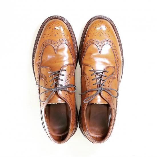 中古品“ Alden（オールデン）× J.CREW別注 Long Wingtip Shoes（ロング