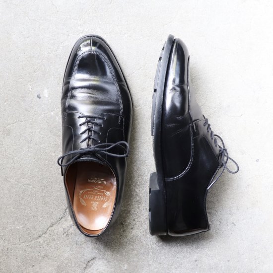 “美品” SCOTCH GRAIN（スコッチグレイン）Utip Shoes（Uチップ シューズ）27.0cm EEEE SGソール ブラック 4019  箱付 - Chett