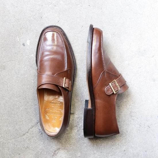 美品” SCOTCH GRAIN（スコッチグレイン）Single Monk Strap（シングル