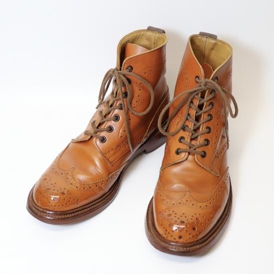 美品　Tricker's カントリーブーツ　マロン