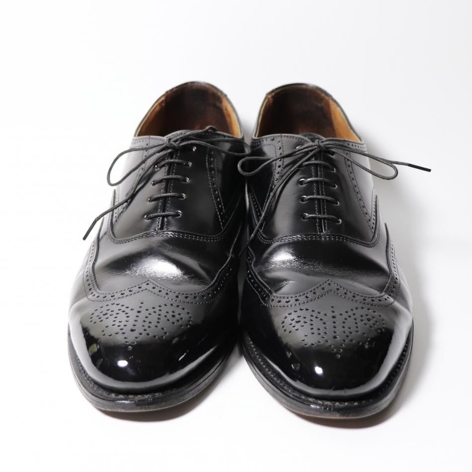 BOSTONIAN CLASSICS レザー シューズ 10W ブラック Vintage Bostonian Classics Black Leather Oxfords or Brogues
