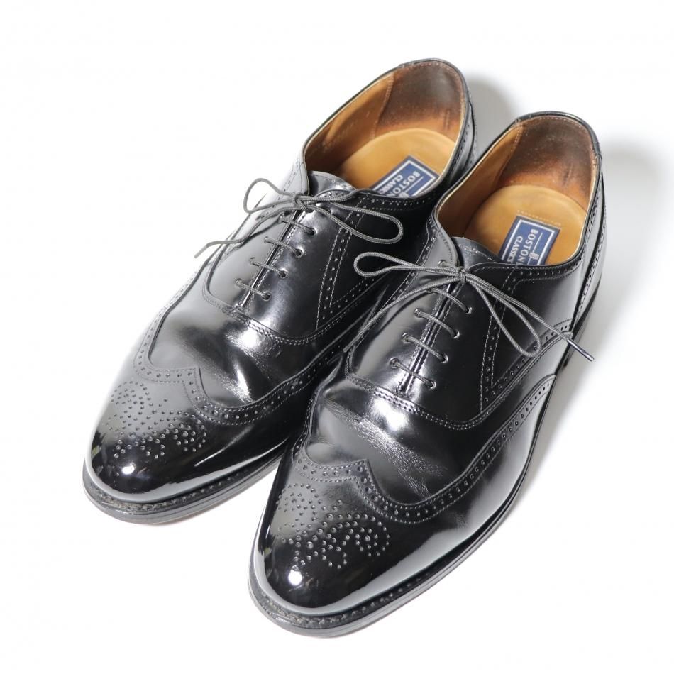 BOSTONIAN CLASSICS レザー シューズ 10W ブラック Vintage Bostonian Classics Black Leather Oxfords or Brogues