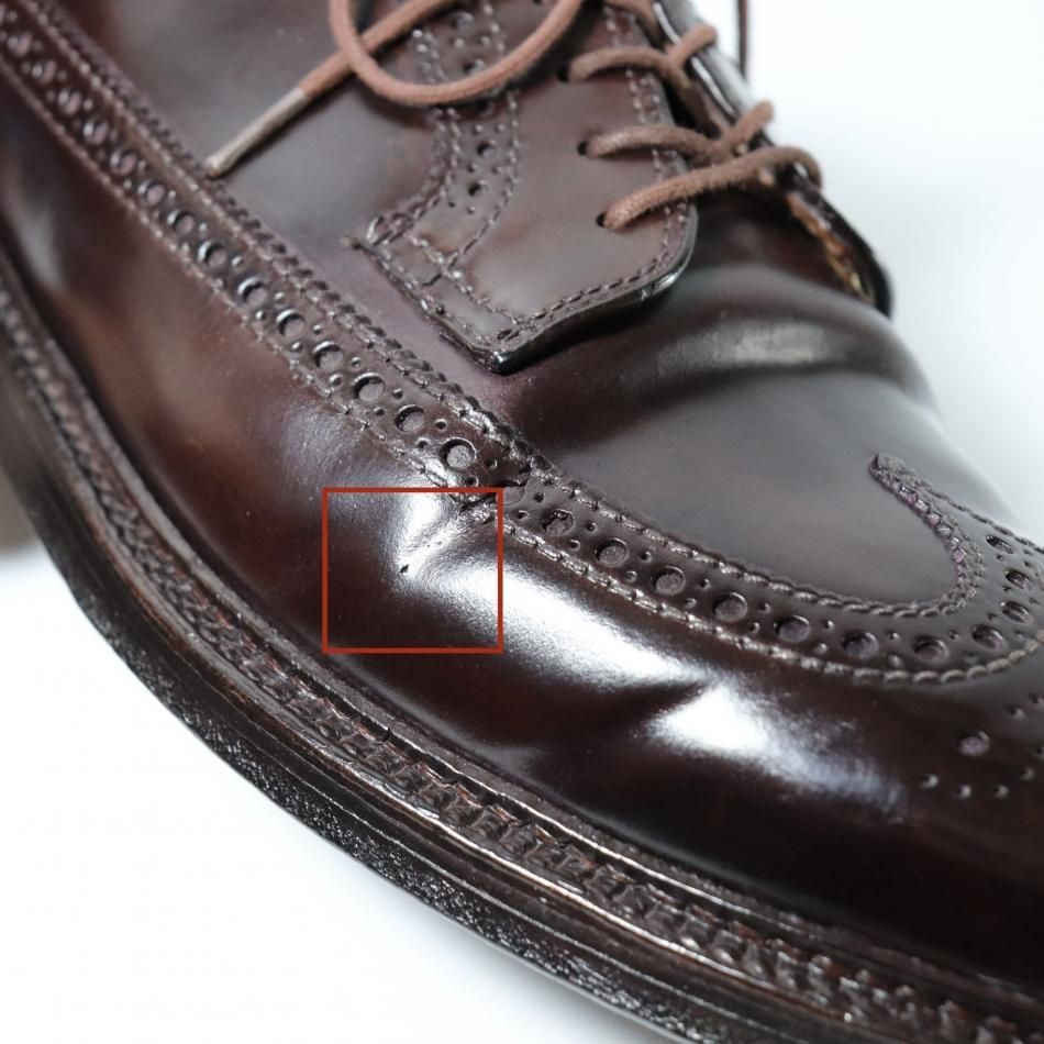 中古品“ ALDEN(オールデン)ロングウイングチップシューズ US8 中古品“ ALDEN(オールデン)ロングウイングチップシューズ US8